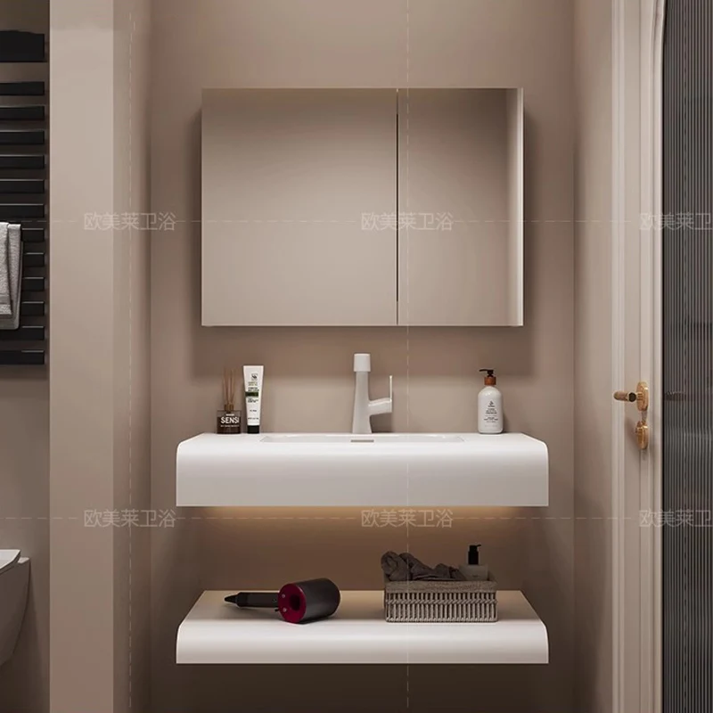Home Bathroom Vanity Combo - Halo, Lemari Kamar Mandi Modern Sederhana,