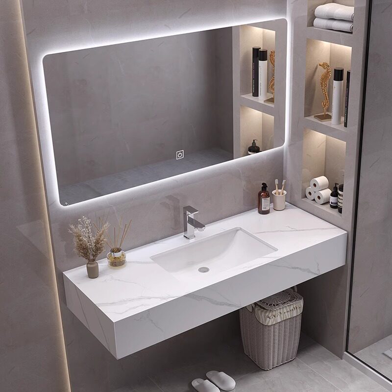 Home Bathroom Vanity Combo - Lemari Kamar Mandi Modern, Organizer Penyimpanan,