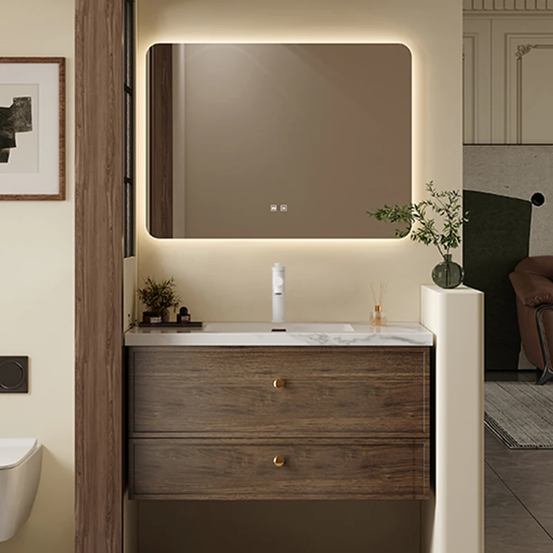 Home Bathroom Vanity Combo - Lemari Kamar Mandi dengan Rak Toilet,