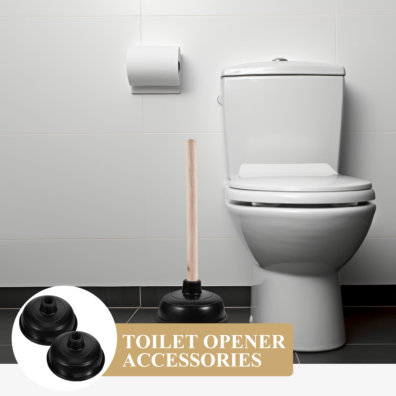 2Pcs Kepala Pengganti Plunger  - Plunger Toilet ulasan dan harga