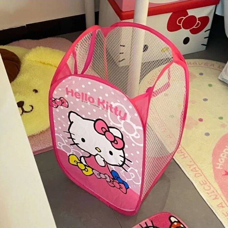Keranjang Cucian Lipat Bergamb - Home Edit Bathroom Storage ulasan dan harga