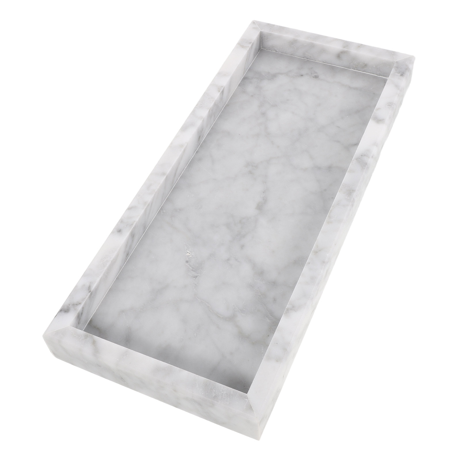Nampan Marmer Persegi Panjang  - Home Bathroom Organizer ulasan dan harga