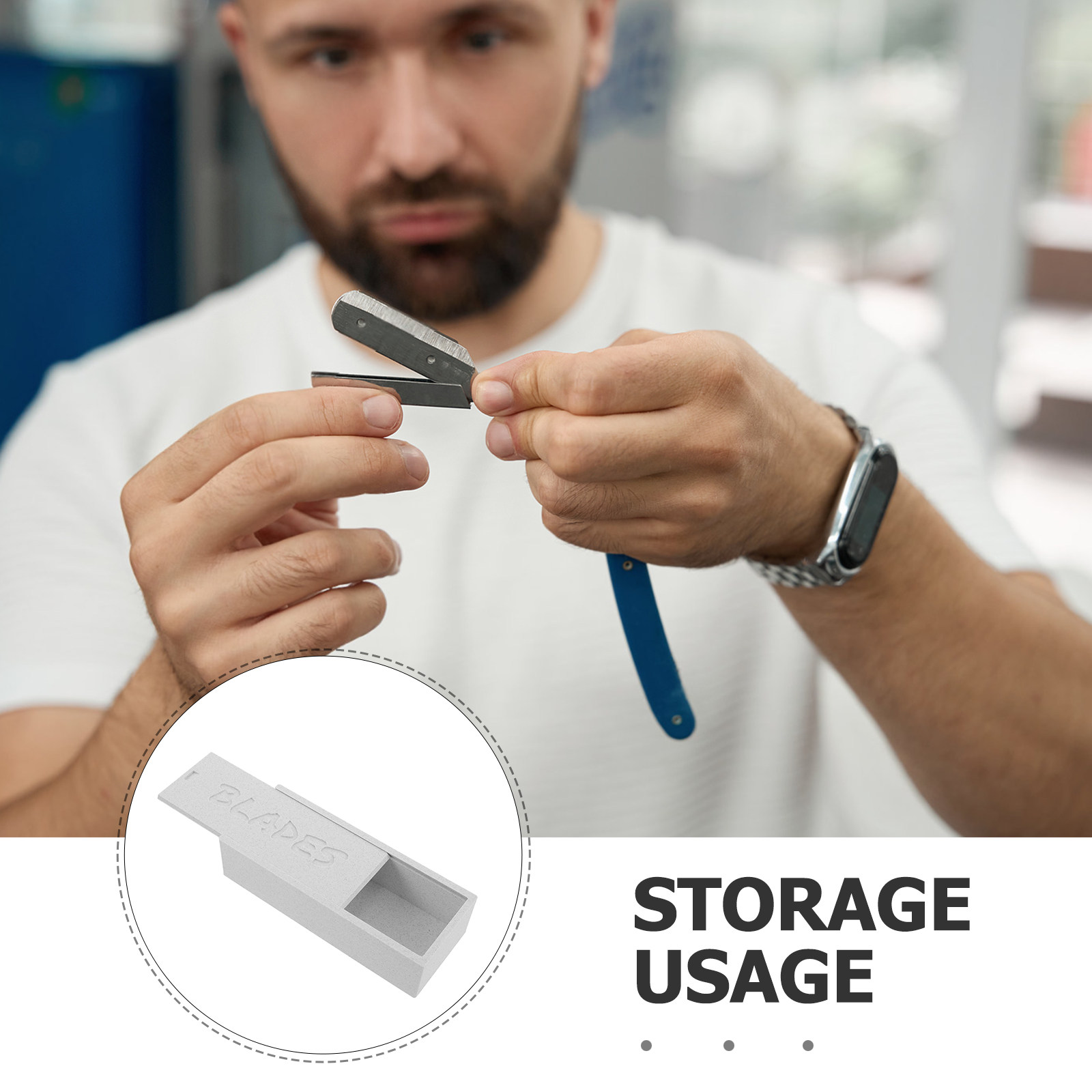 Kotak Penyimpanan Pisau Cukur  - Home Bathroom Organizer ulasan dan harga