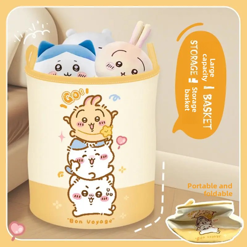 Keranjang Cucian Lipat Chiikaw - Home Edit Bathroom Storage ulasan dan harga