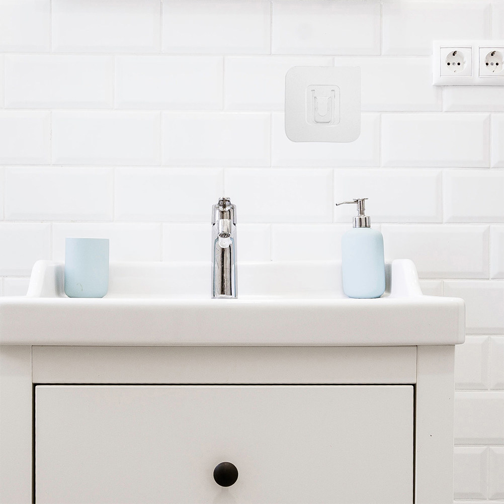 20 Set Gantungan Dinding Trans - Home Bathroom Organizer ulasan dan harga