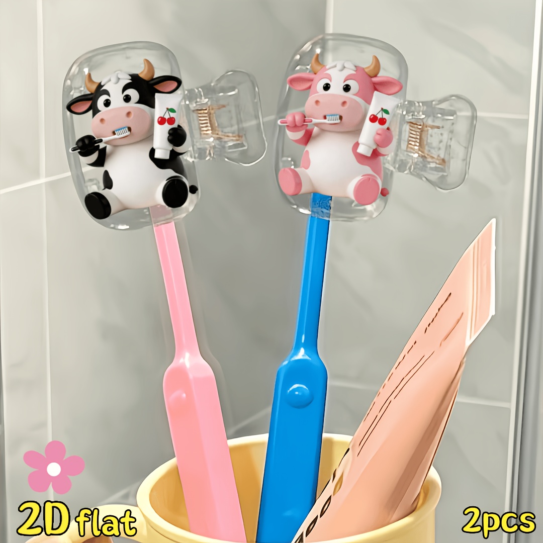 2 buah Tempat Sikat Gigi Berbe - Home Essentials Bathroom Storage ulasan dan harga