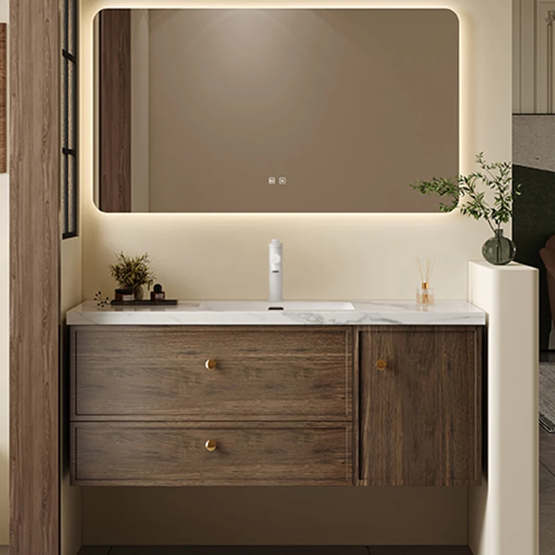 Lemari Kamar Mandi dengan Rak  - Home Bathroom Vanity Combo ulasan dan harga