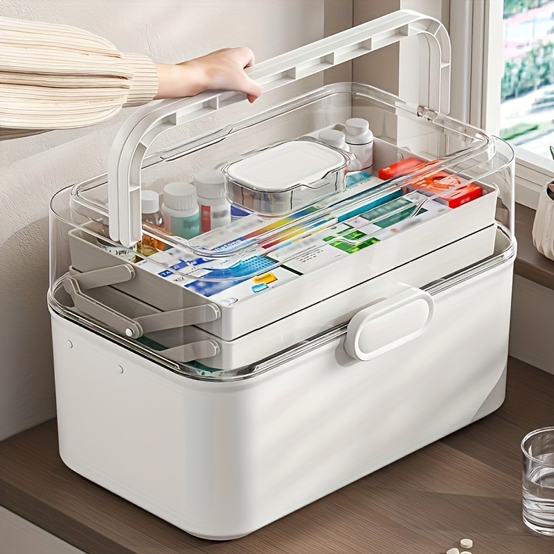 Kotak Penyimpanan Obat/Kotak D - Home Bathroom Organizer ulasan dan harga