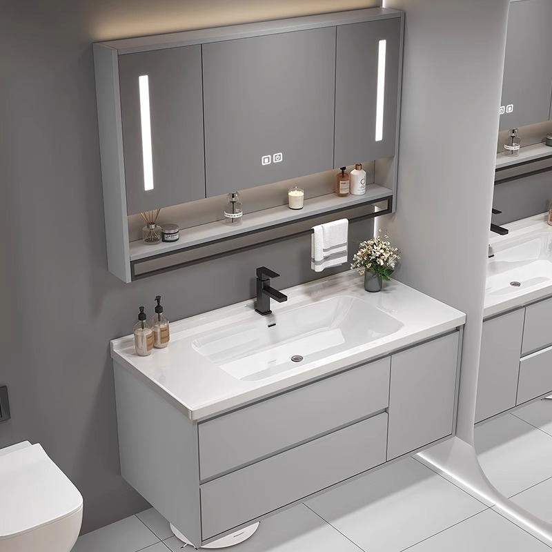 Meja Rias Kamar Mandi Keramik  - Home Bathroom Vanity Combo ulasan dan harga