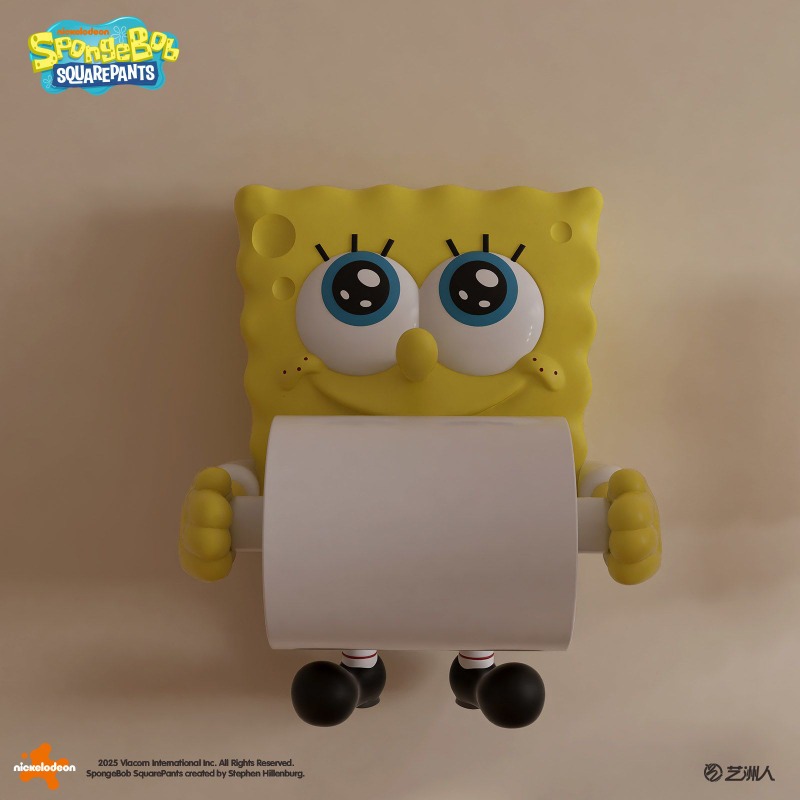 Rak Tisu Toilet SpongeBob yang - Home Edit Bathroom Storage ulasan dan harga
