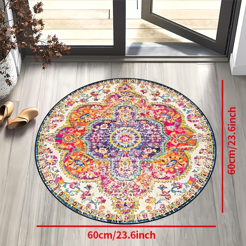 Karpet Naga Biru Bulat Karpet  - Home Bathroom Trends ulasan dan harga