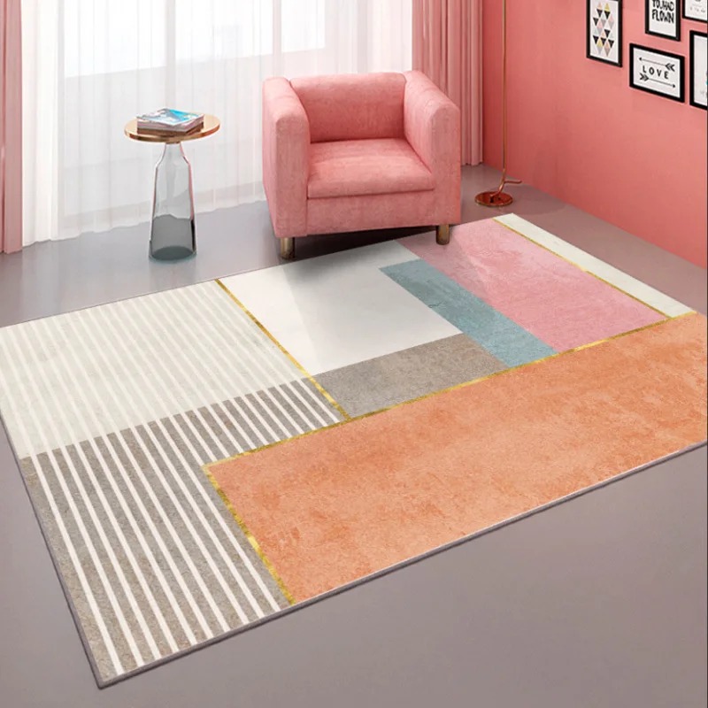 Karpet Abstrak Berwarna Macaro - Home Bathroom Trends ulasan dan harga
