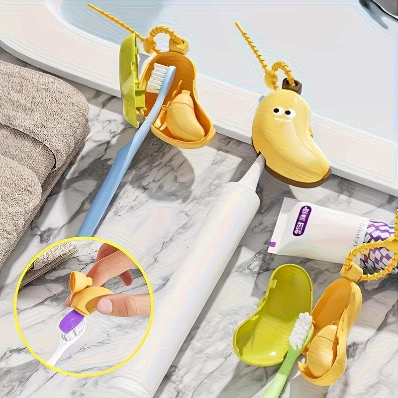 Tempat Sikat Gigi Bentuk Pisan - Home Essentials Bathroom Storage ulasan dan harga