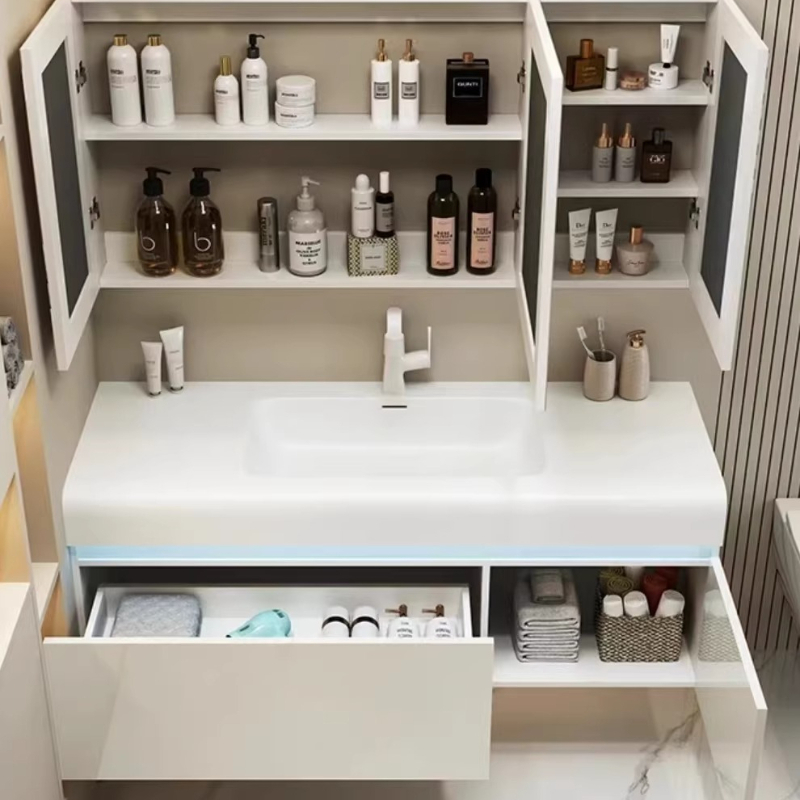 Lemari Kamar Mandi Cermin Orga - Home Bathroom Vanity Combo ulasan dan harga